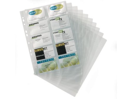 DURABLE Visitkortsficka 10/fp - Lyreco - Kontorsmaterial - Till skrivbordet - Visitkortspärmar