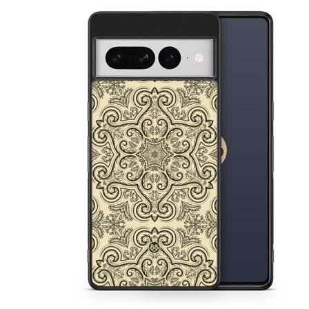 Bjornberry Skal Google Pixel 7 Pro - Beige Retromönster