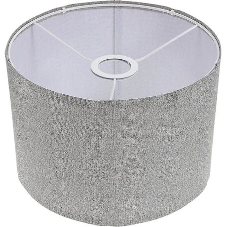 Naturlig lin lampeskjerm trommeskjerm erstatning for bordlampe gulvlampe