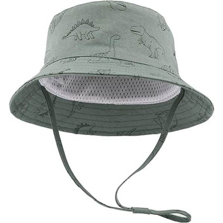 SEYUFN Bob Solhat Baby Boy Bredskygget Spand Hat Baby Girl Justerbar Bomuldshat UV Beskyttelse Sommerhat til Børn