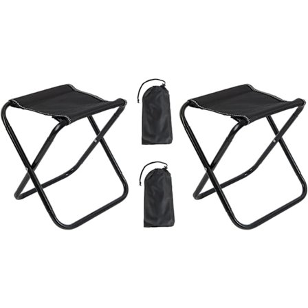 Bärbar pall kompakt lätt hopfällbar stol justerbar hopfällbar stol lämplig för camping, vandring