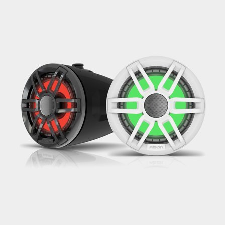 Altoparlanti marini Fusion Signature Tower XS-FLT652SPW, 6.5", 230 W, bianco, per montaggio esterno, con griglie bianche + illuminazione RGB, 