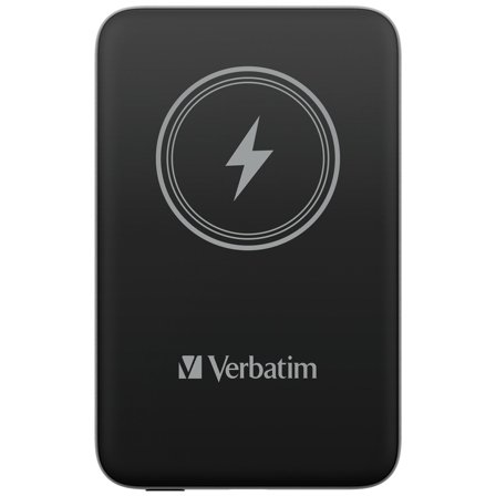 Verbatim Charge ́n ́Go Magnetic Wireless Power Bank 10000 Black