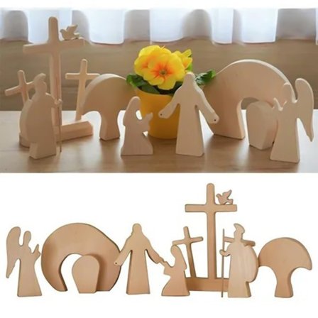 Påsk scen träd dekoration, påsk skrivbord prydnad