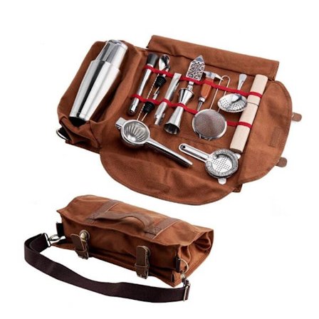 Bartender Tools Resväska Creative Canvas Organizer