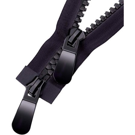 Erottuvat Takkivetoketjut, 1 kpl 150cm Kaksinkertainen Auki Super Iso Pla