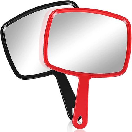 2-delt håndspeilsett Lommesminke Speil Lommespeil Med