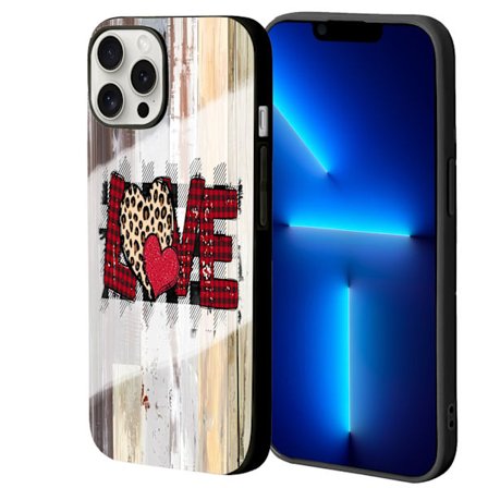 Kunstmalet iPhone 17 Pro Max Beskyttelsescover, iPhone 17 telefoncover til 13 Pro Max 14 15 Plus XR X 17 16 Valentinsdag Cover