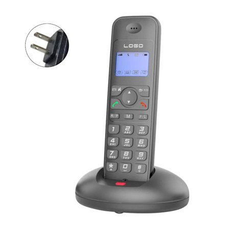 Trådlös telefon med nummerpresentation Handsfree-samtal Bakgrundsbelyst telefon Handsfree för hemkontor Skrivbord D1006