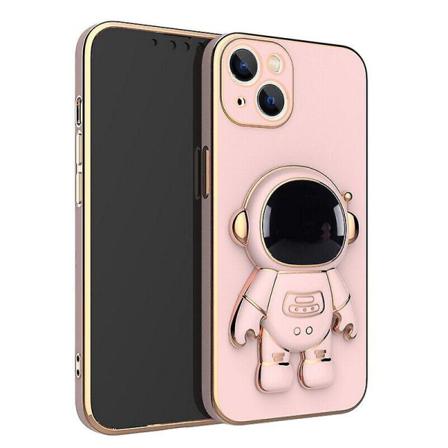 Astronaut Phone Case För Iphone 13 12 Pro Plating Cover Cherry Pink For Iphone 11