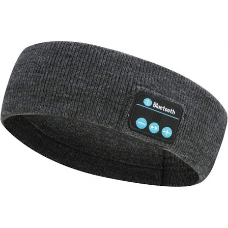 Unimaku Bluetooth-kuulokkeet nukkumiseen, ultrapehmeä hihna sivuilla nukkuville, urheiluun, juoksuun ja lenkkeilyyn (musta)