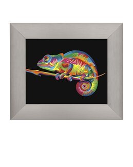 Paint by numbers Regenbogenchamäleon - WizardiArt