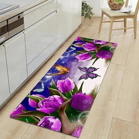 Kök Golvmatta Hem Entré Dörrmatta Lyx Dekoration Matta för Vardagsrum Anti-Slip Badrum Matta Hallway Långa Mattor