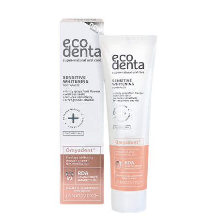 Ecodenta Sensitive Whitening Omyadent Tandkräm 100 ml