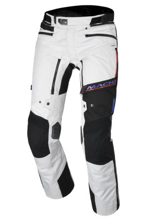 Spodnie Motocyklowe Macna Novac Złamany Biały/Czerwony L