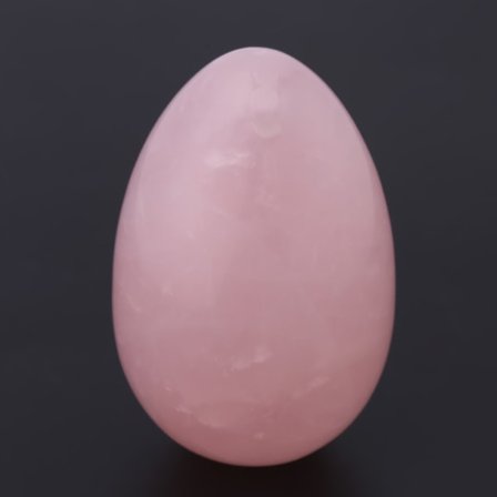 Eggformet Rose Quartz Yoni Egg Massasjestein Etterfødselsrestitusjon Kegel Øvelse Edelsten