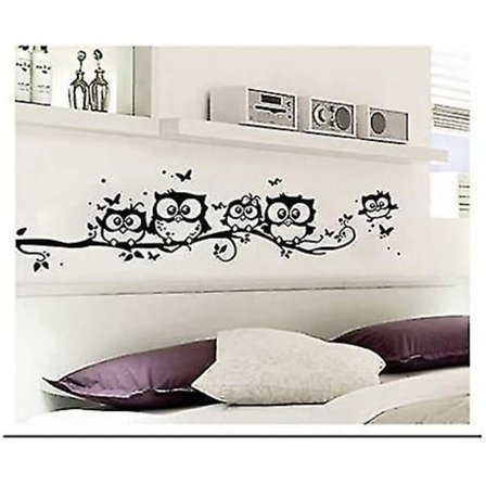 Mustat Pistekuvioiset Seinätarrat Lapsille Vauvan Lastenhuoneen Sisustukseen