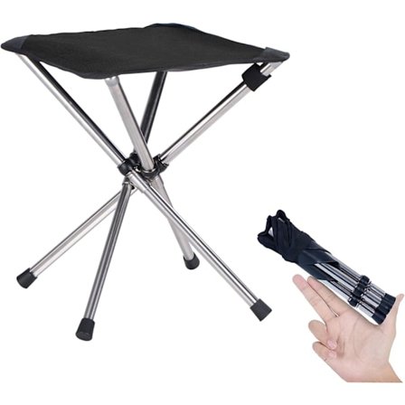 Campingstol, liten sammenleggbar stol, lett og kompakt Stai