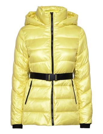 Essential Belted Jacket Fodrad Jacka Gul Calvin Klein