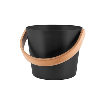 Badstubøtte RENTO SVART 5L