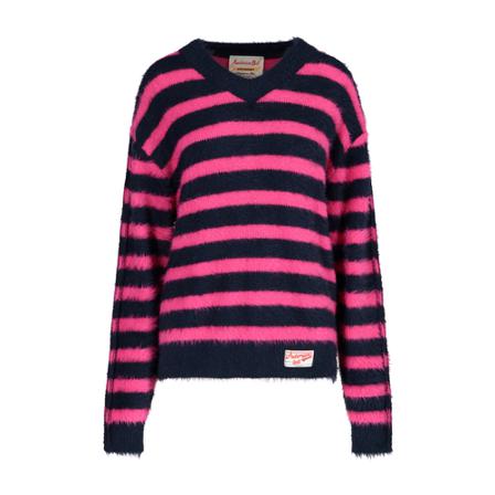 Andersson Bell V-neck Strik Pink, Dame Striktrøjer