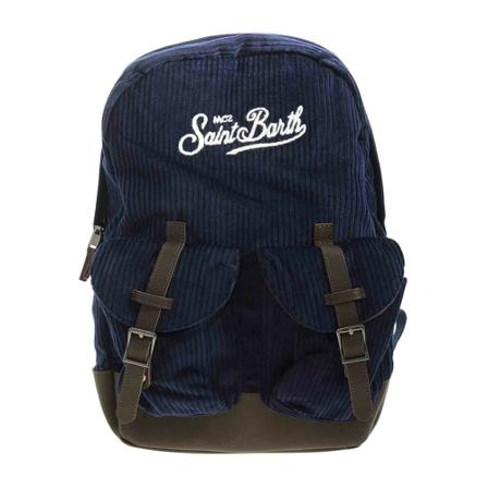 MC2 Saint Barth, Cody Backpack Blauw, Heren, Maat:ONE Size,polyester