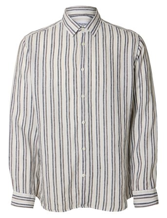 Selected | Slhregkylian Linen Ls Shirt | L