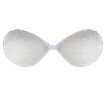 Självhäftande bh utan axelband, klibbig, osynlig push-up silikon bh för rygglös klänning med bröstvårtsskydd