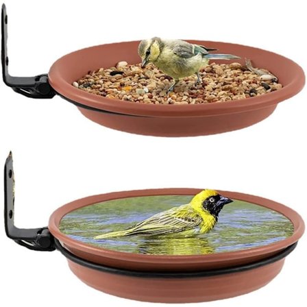 2 stk Utendørs Hengende Fuglemater, Balkong Fuglemater, Villfugl