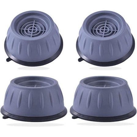 Anti-vibrationsfødder - Ikke specificeret - 4 stk. - Hvid - Støjreduktion - Skridsikker
