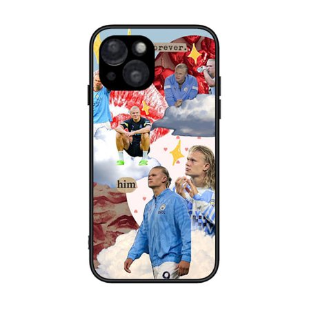 Man City FC Erling Haaland 2022/23 Första Laget Mjukt Gel Skal Kompatibelt Med iPhone 11pro max