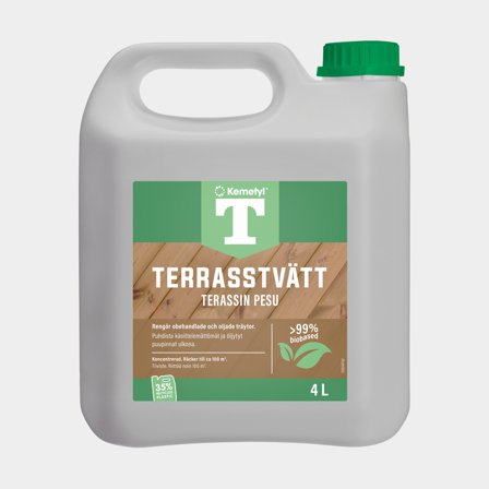 Wood cleaner Kemetyl T-Terrasstvätt, 4 litres