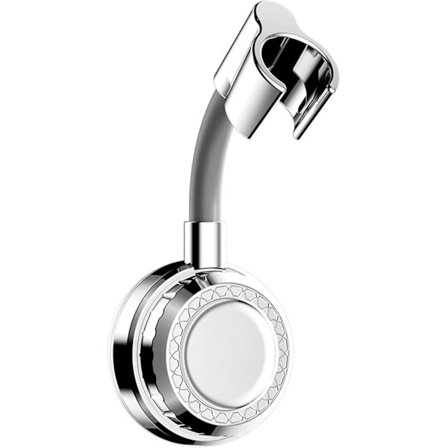 Justerbar brusehovedholder i plast med sugekop, håndholdt brusehovedbeslag, der ikke kræver boring, velegnet til badeværelsesbrug.