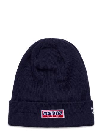 Felt Patch Beanie Newera Accessories Headwear Beanies Navy New Era