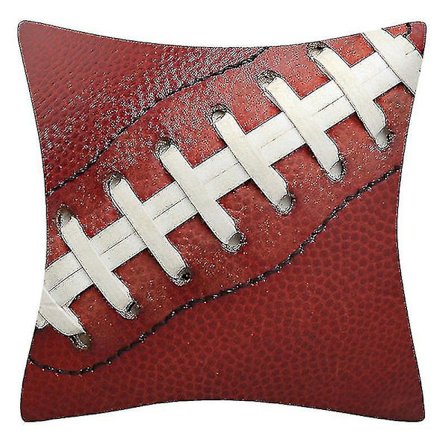 Sports Rugby Fodbold Basketball Pudebetræk 3d Digital Print Peach Fløjl Dekorativ Kvadratisk Pudebetræk-sizea