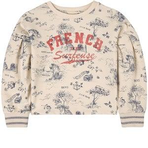 Kids - IKKS White All Over Print Sweatshirt 14 years - Jumpers and knitwear - 14 years - Cream - Mädchen