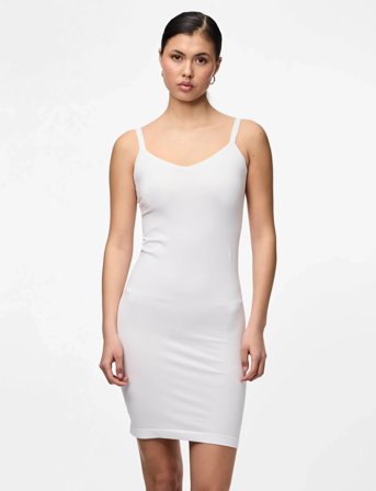 Pieces Pcballroom Long Singlet Noos Bc - White - S/M