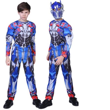 Muskelkostyme Cosplay Barn Hulk Kostyme Avengers Anime Kostyme (Muskel Optimus Prime + Maske) S