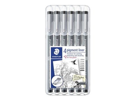 Staedtler Tuschpenna pigmentliner 6/fp - Lyreco - Kontorsmaterial - Pennor - Pennor övrigt