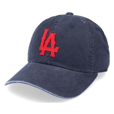 American Needle - MLB Blå unconstructed Keps - Los Angeles Angels Archive Navy Dad Cap @ Hatstore