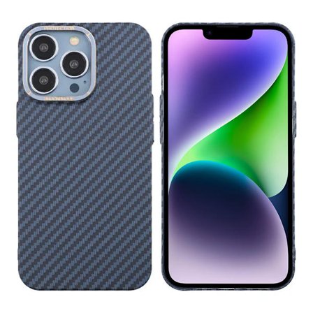 Kolfiber Skal iPhone 13 Pro - Blå