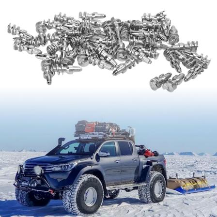 50 st Däckdubbar Hålfria Starkt Grepp Anti-Halk Universal Däck Snöspikar för Bil Lastbil Racing Off Road Fordon