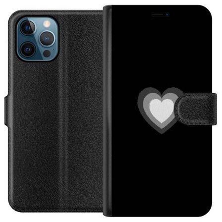 Yhteensopiva Lompakkokotelo Apple Apple iPhone 12 Pro Soft Glow Heart
