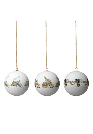 Design House Stockholm Elsa Beskow - Christmas Tree Ornaments Dekoration Vit 7,5