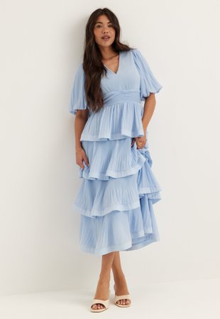 YAS - Yasplira Ss Long Dress - Skyway