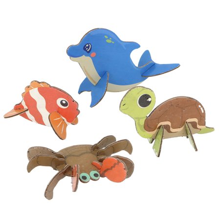 3D Skrappussel Havsliv