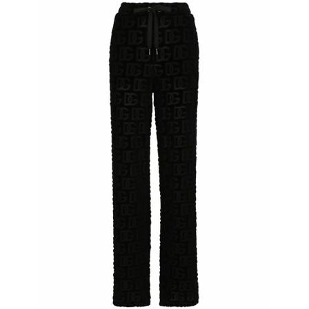 Dolce & Gabbana Wide Bukser Sort, Dame Bukser