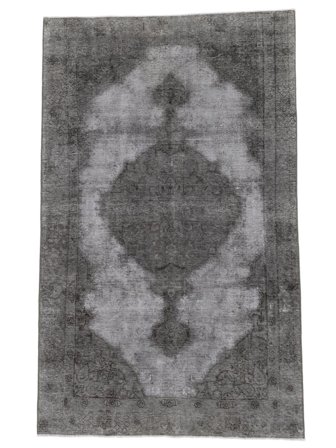 Persian Colored Vintage Rug 182X294 Dark Grey/Black (Wool, Persia/Iran)