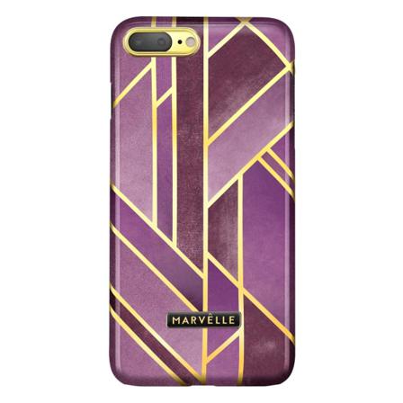 Iphone 7/8 Plus Marvêlle Magnetiskt Skal Velvet Pink Mörklila