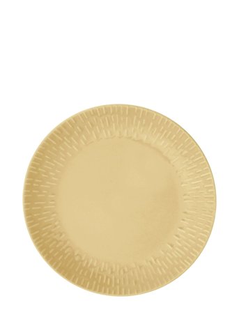 Aida | Confetti Mustard Frokost Tall. M/Relief Porcelæn 1 Stk 24 Cm. | ONE SIZE x 25.3